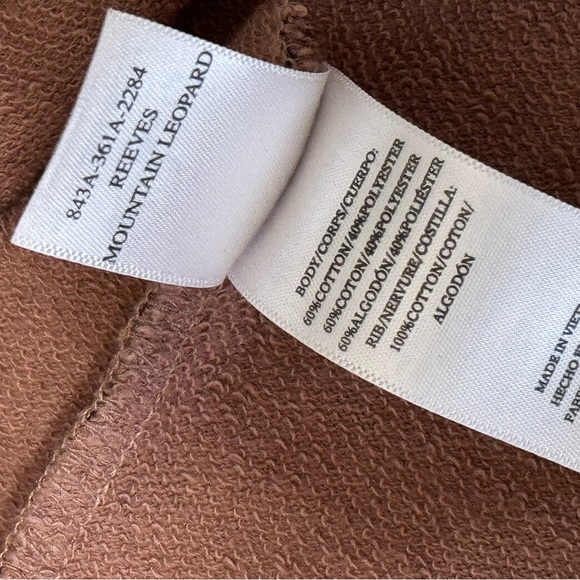 Rails Reeves Sweater‎ Mountain Leopard Print Top Sweatshirt Size L Relaxed Fit - Picture 12 of 13